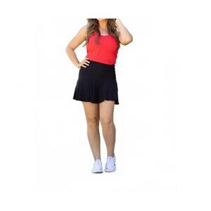 NEW JULIA ROSE brielle mini skort in black